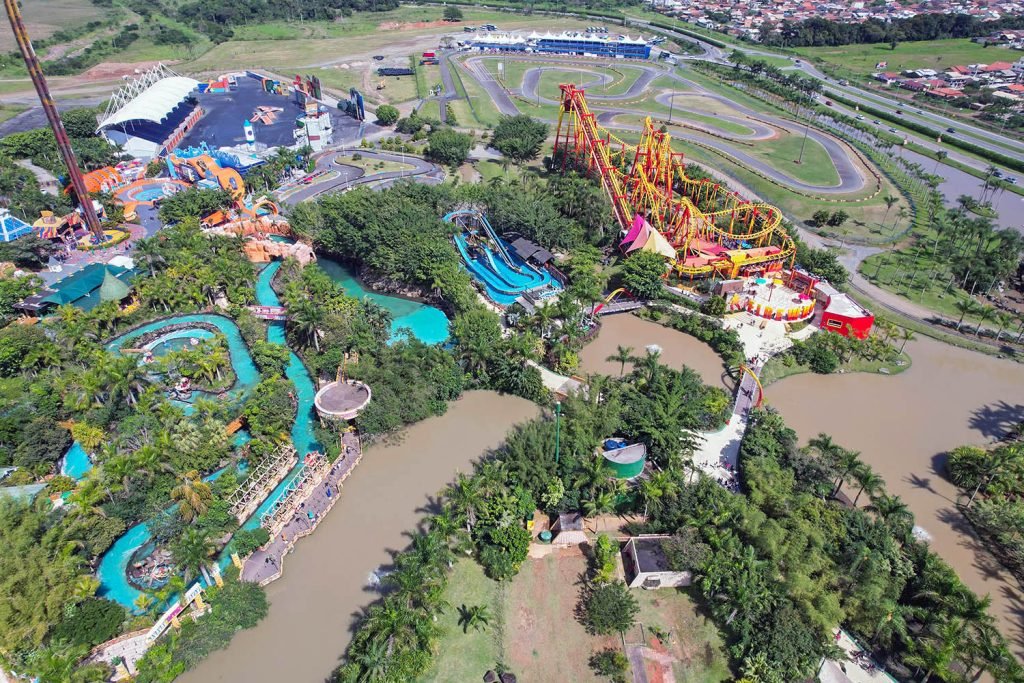 Vista aérea do Beto Carrero World